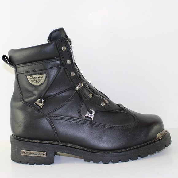 Milwaukee Tools Motorcycle Biker Boots Mens (US 10.5/EU 43.5)
